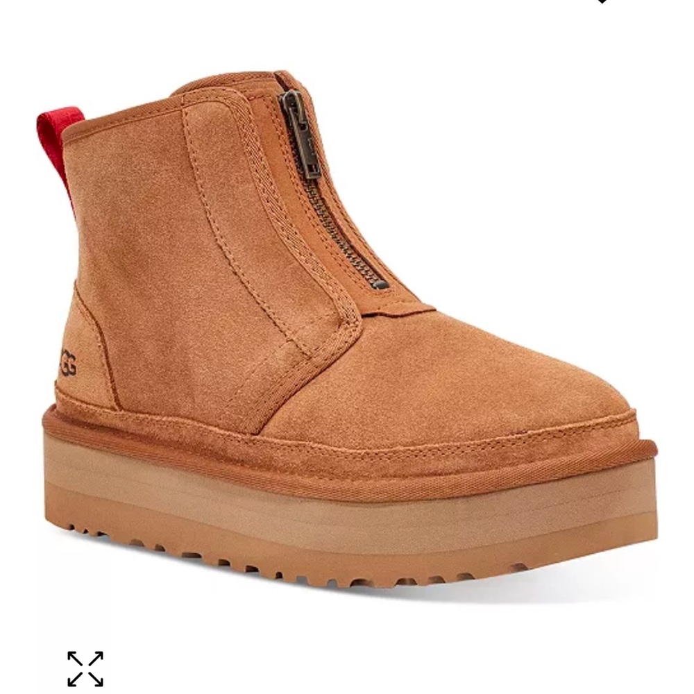 UGG Brown Suede Platform Boots